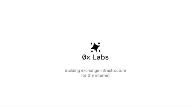 0x Labs pitch deck cover