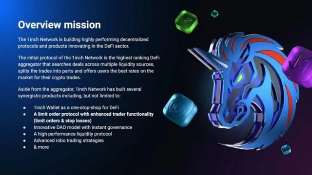 Product / solution slide 2 from 1inch Network