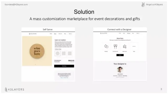 Product / solution slide 3 from 43 Layers