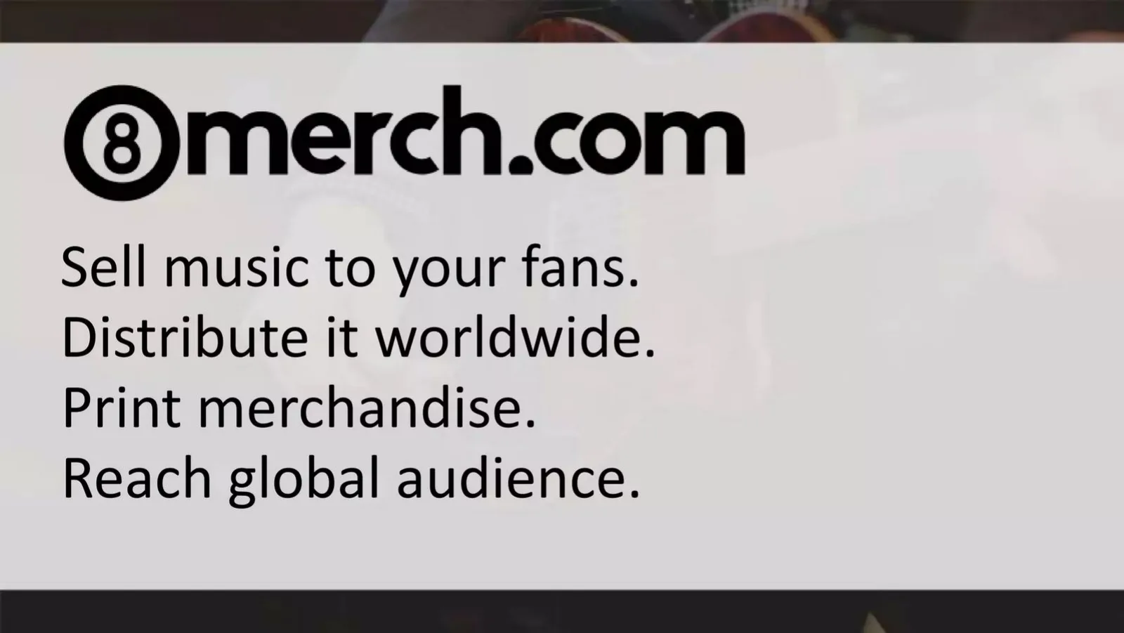 8Merch.com pitch deck slide
