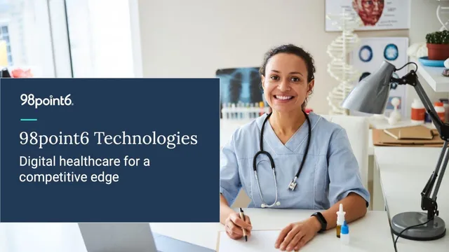 98point6 Technologies pitch deck cover