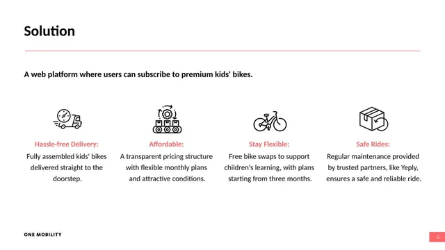 Product / solution slide 3 from One Mobility Ltd.