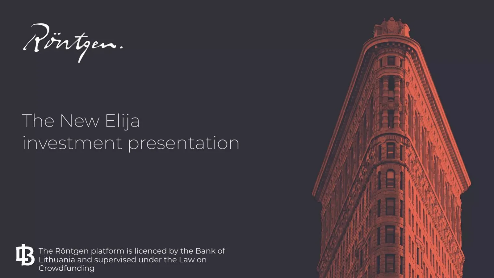 UAB Naujoji Elija pitch deck slide