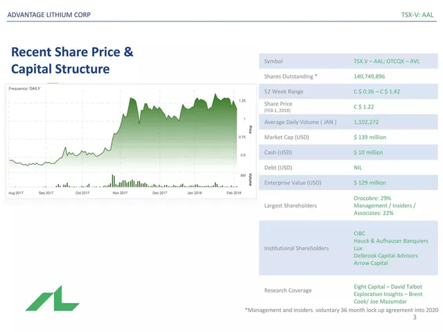 Company overview slide 3 from Advantage Lithium Corp