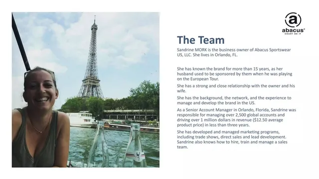 Team slide 4 from Abacus Sportswear US