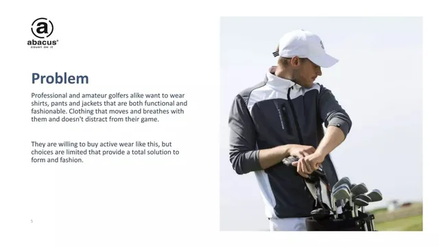Problem slide 5 from Abacus Sportswear US