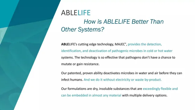 Product / solution slide 6 from Ablelife