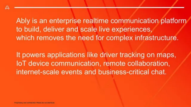 Product / solution slide 7 from Ably