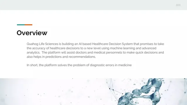 Product / solution slide 3 from Quahog Life Sciences Pvt. Ltd.