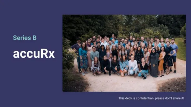 AccuRx pitch deck cover