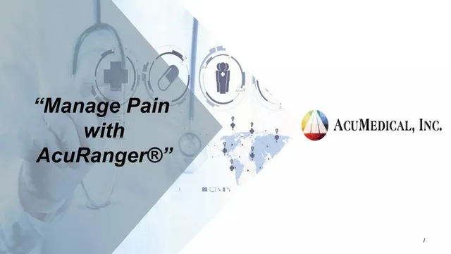AcuMedical Inc. pitch deck cover