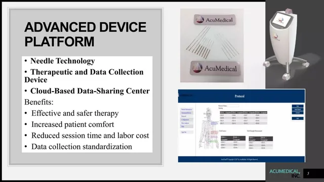 Product / solution slide 5 from AcuMedical Inc.