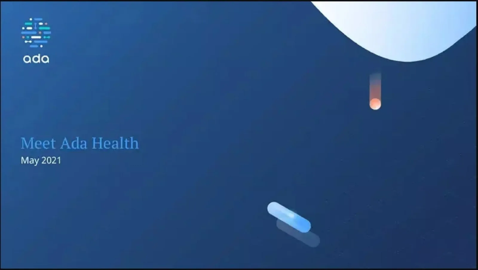 Ada Health pitch deck slide