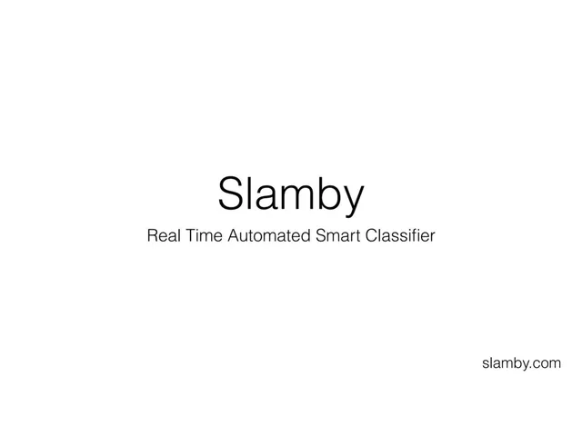 Product / solution slide 2 from Slamby