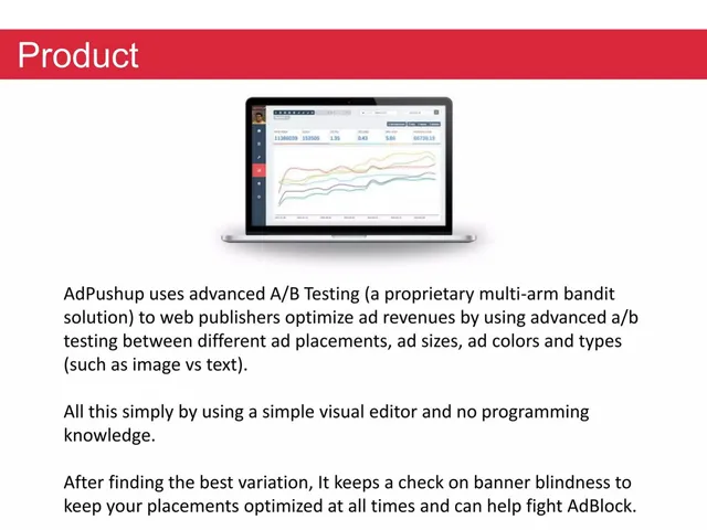 Product / solution slide 5 from AdPushup