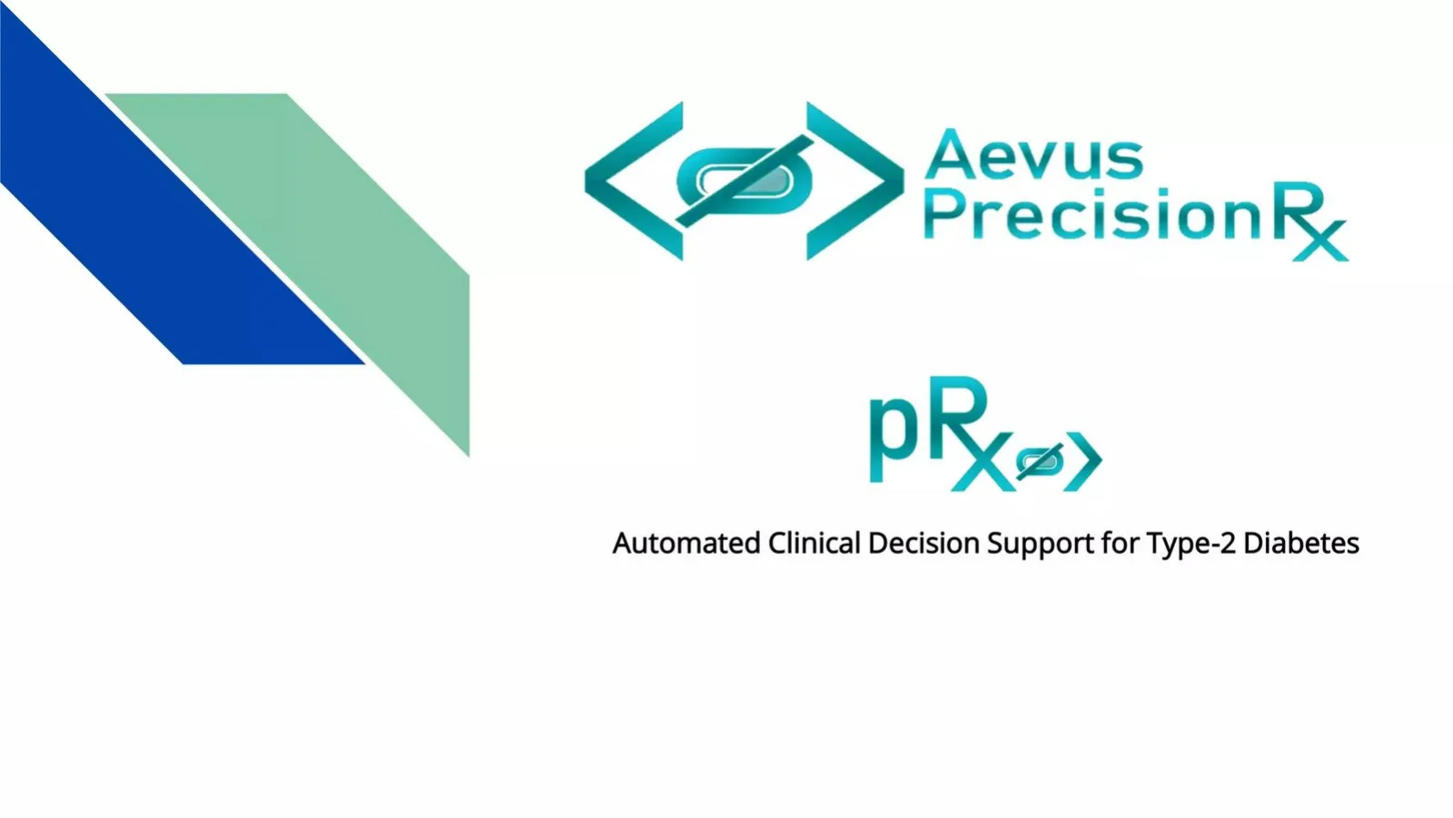 Aevus PrecisionRx pitch deck slide