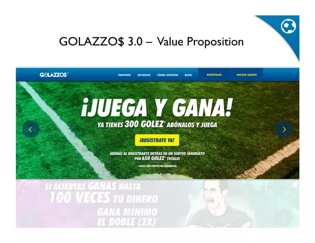 Product / solution slide 3 from Golazzo$