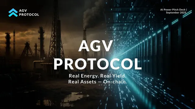AGV Protocol pitch deck cover