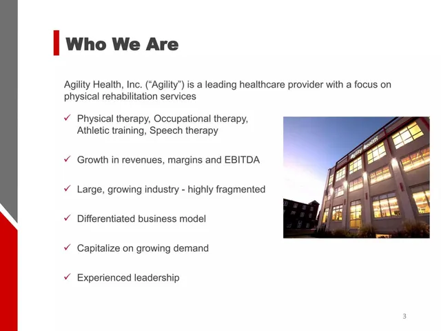 Company overview slide 3 from Agility Health