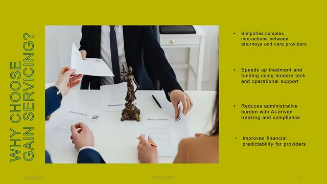 Product / solution slide 9 from Gain Servicing
