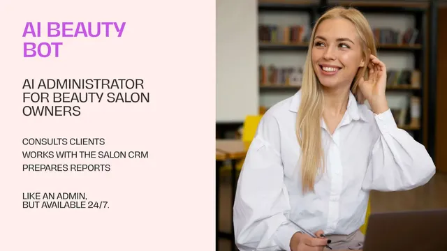 Product / solution slide 3 from AI Beauty Bot