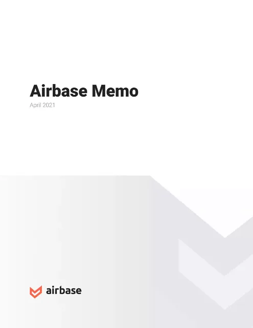 Airbase pitch deck cover