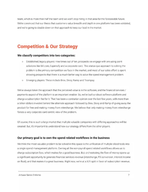 Competitors slide 7 from Airbase