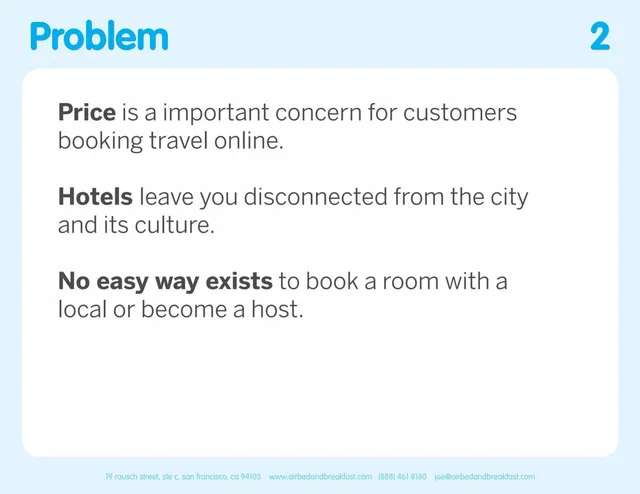 Problem slide 2 from Airbnb