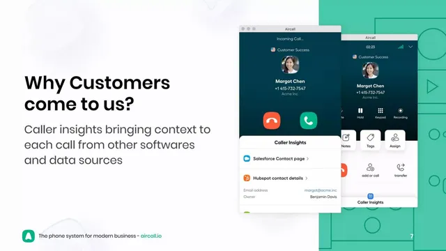 Thank you slide 7 from Aircall