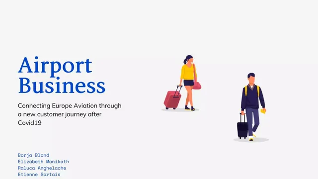 Airport Continuity pitch deck cover