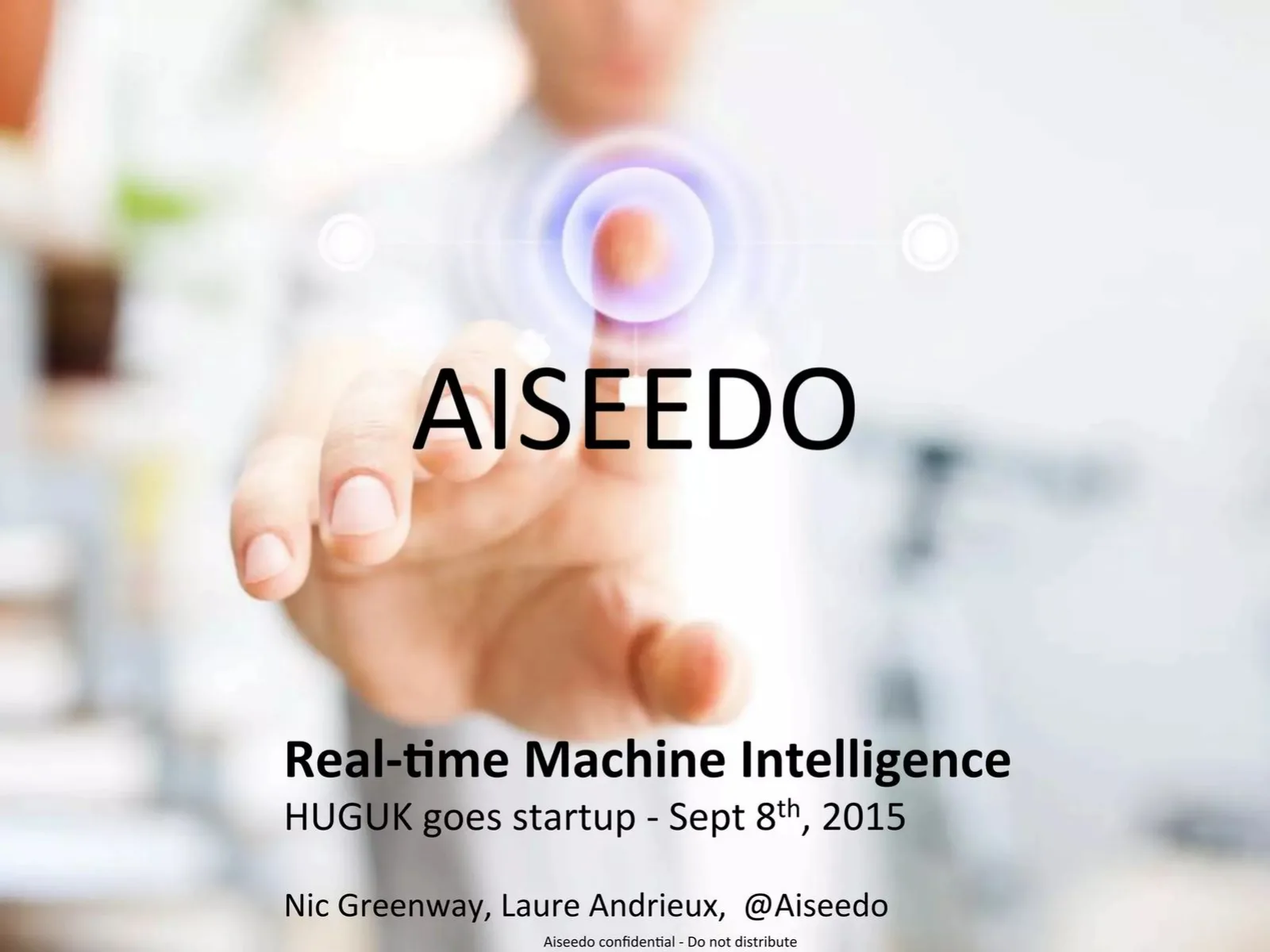 Aiseedo pitch deck slide
