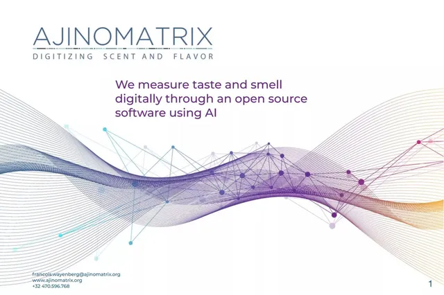 Ajinomatrix pitch deck cover