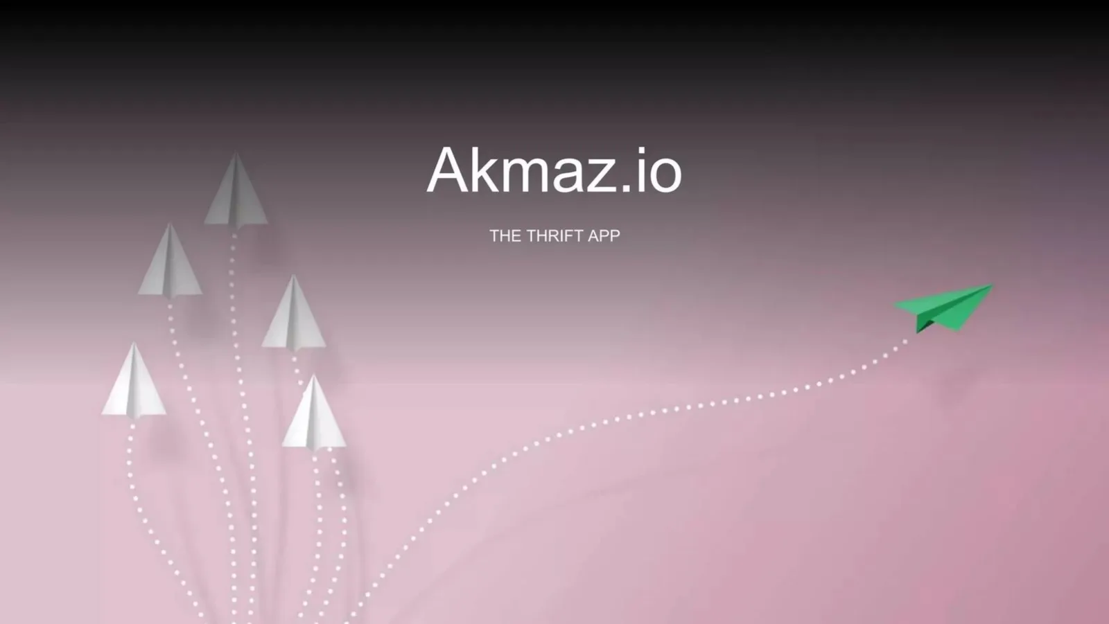 Akmazio Thrift pitch deck slide