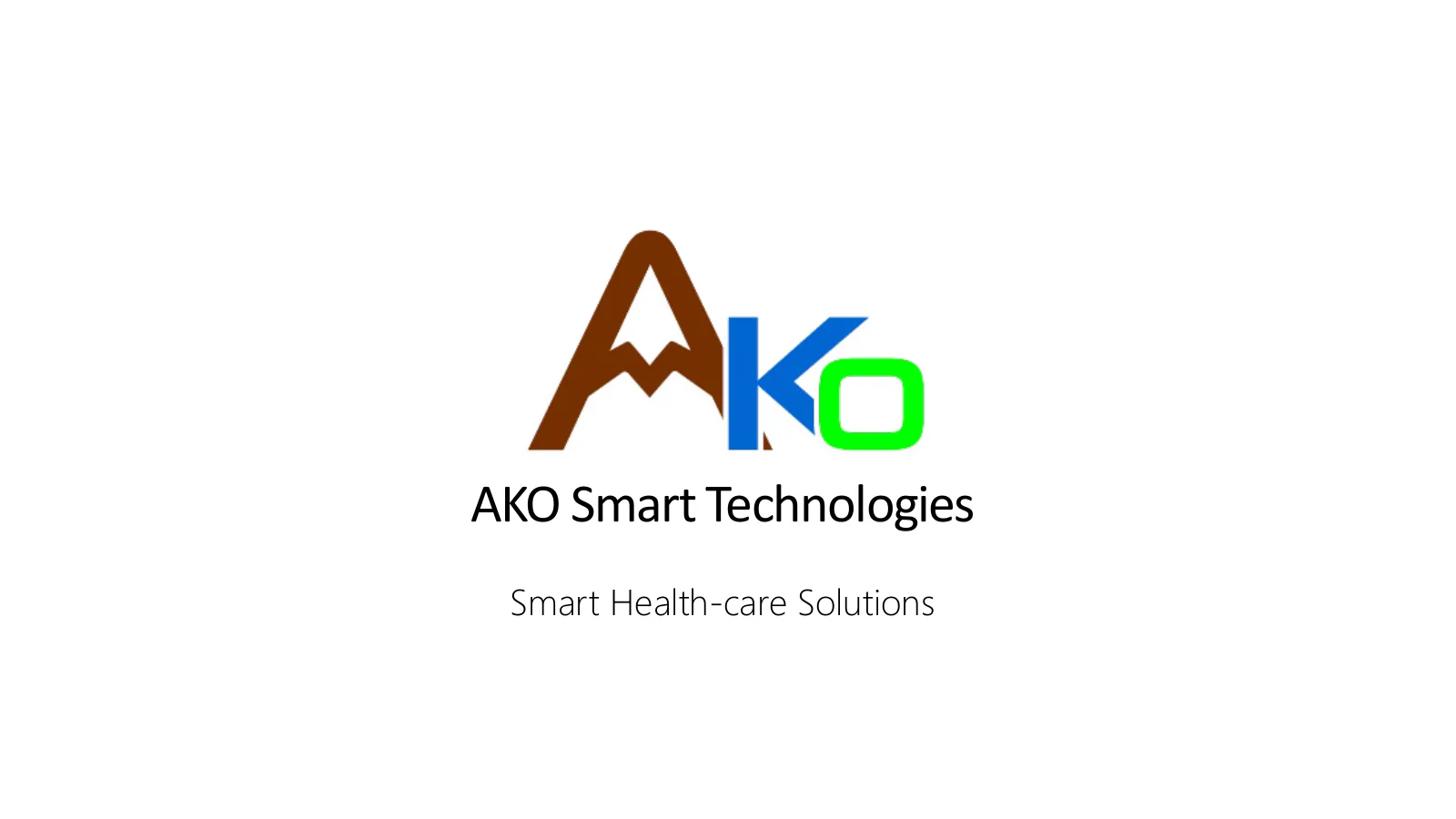 AKO Smart Technologies pitch deck slide