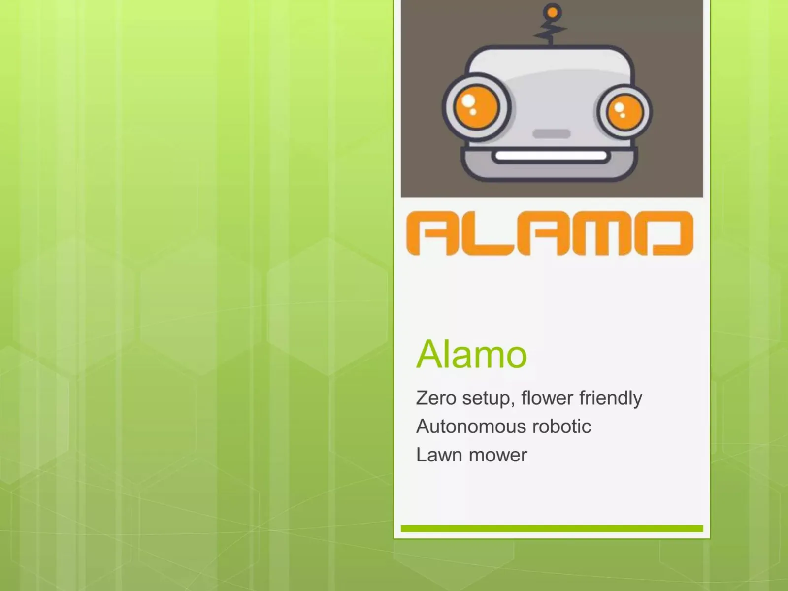 Alamo pitch deck slide