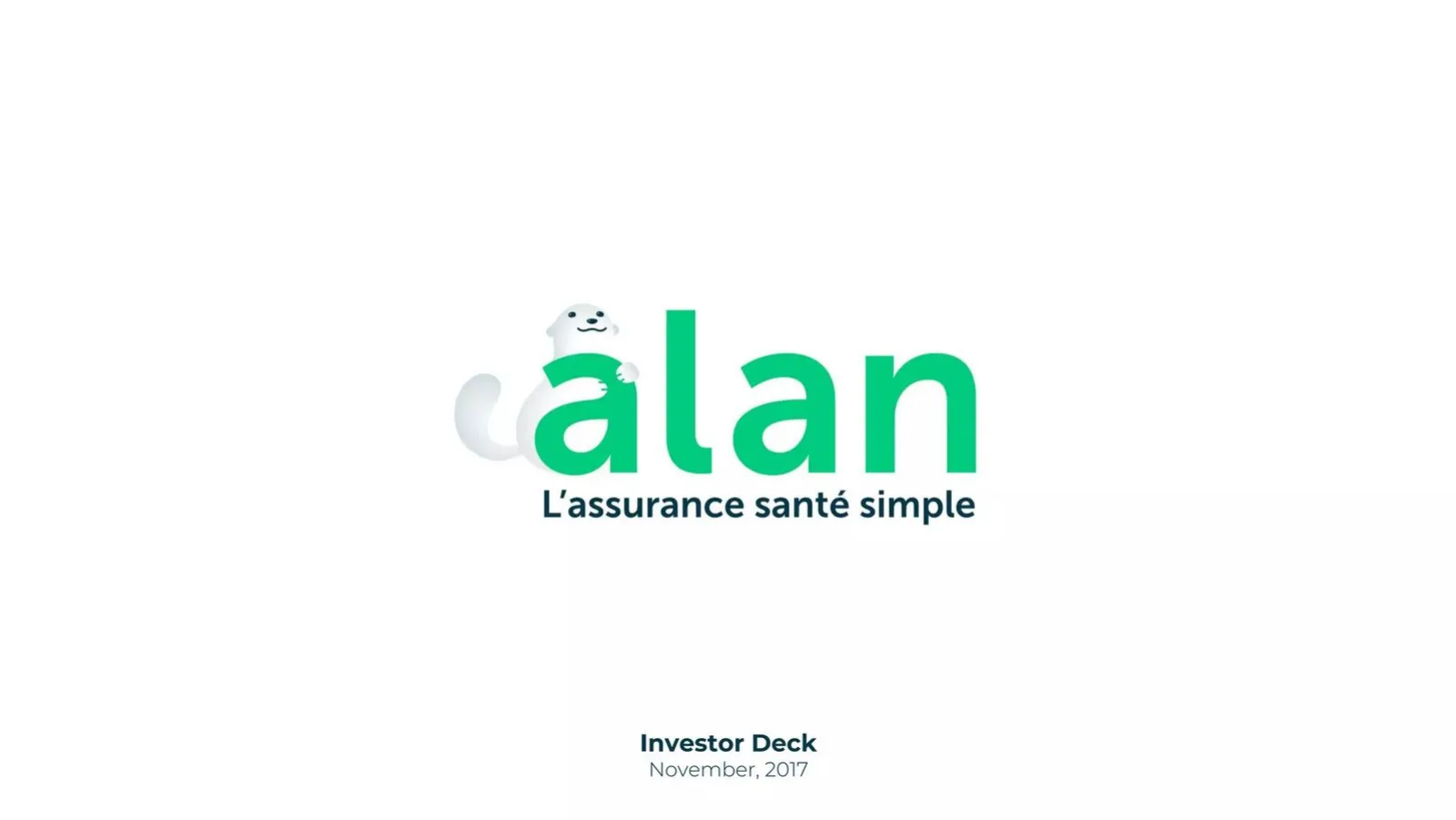 Alan pitch deck slide