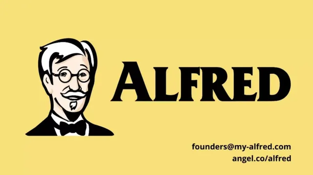 AlfredCamera (Alfred) pitch deck cover