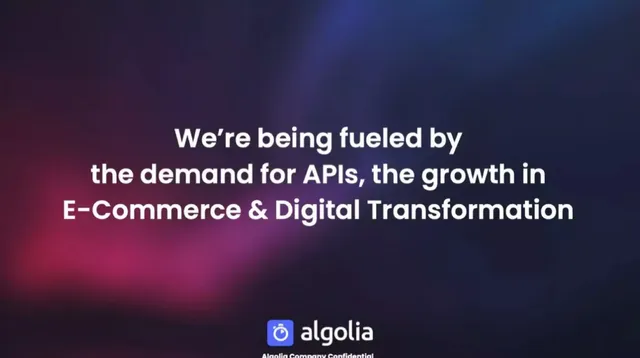 Why now slide 5 from Algolia