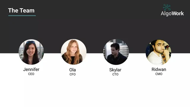 Team slide 3 from Algowork