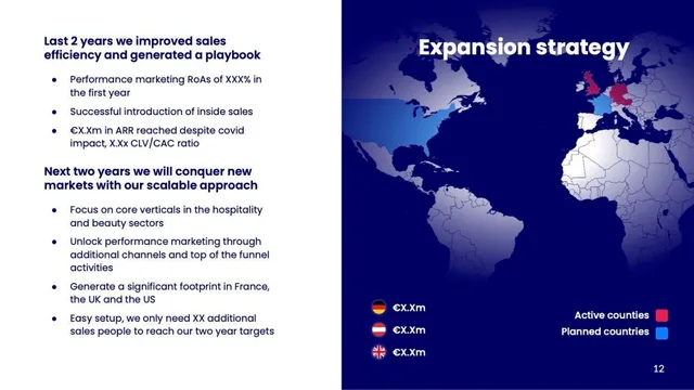Go-to-market strategy slide 12 from Alphin