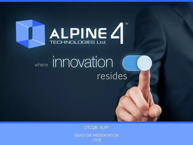 Alpine 4 Technologies pitch deck cover