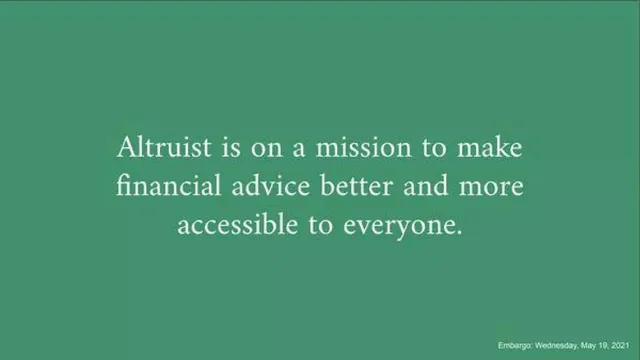 Vision slide 2 from Altruist