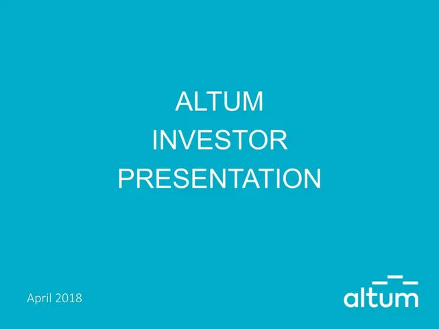 ALTUM pitch deck cover