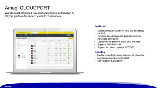 Product / solution slide 7 from Amagi