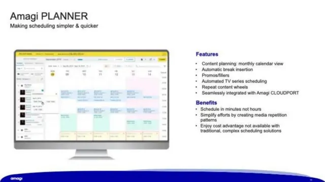 Product / solution slide 8 from Amagi