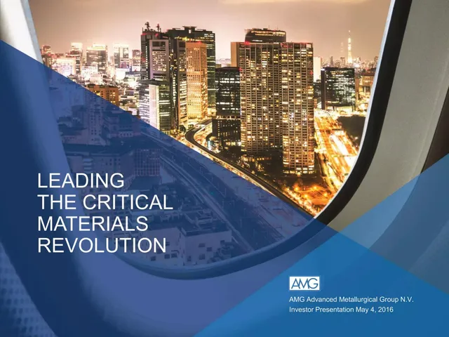 AMG Advanced Metallurgical Group N.V. pitch deck cover