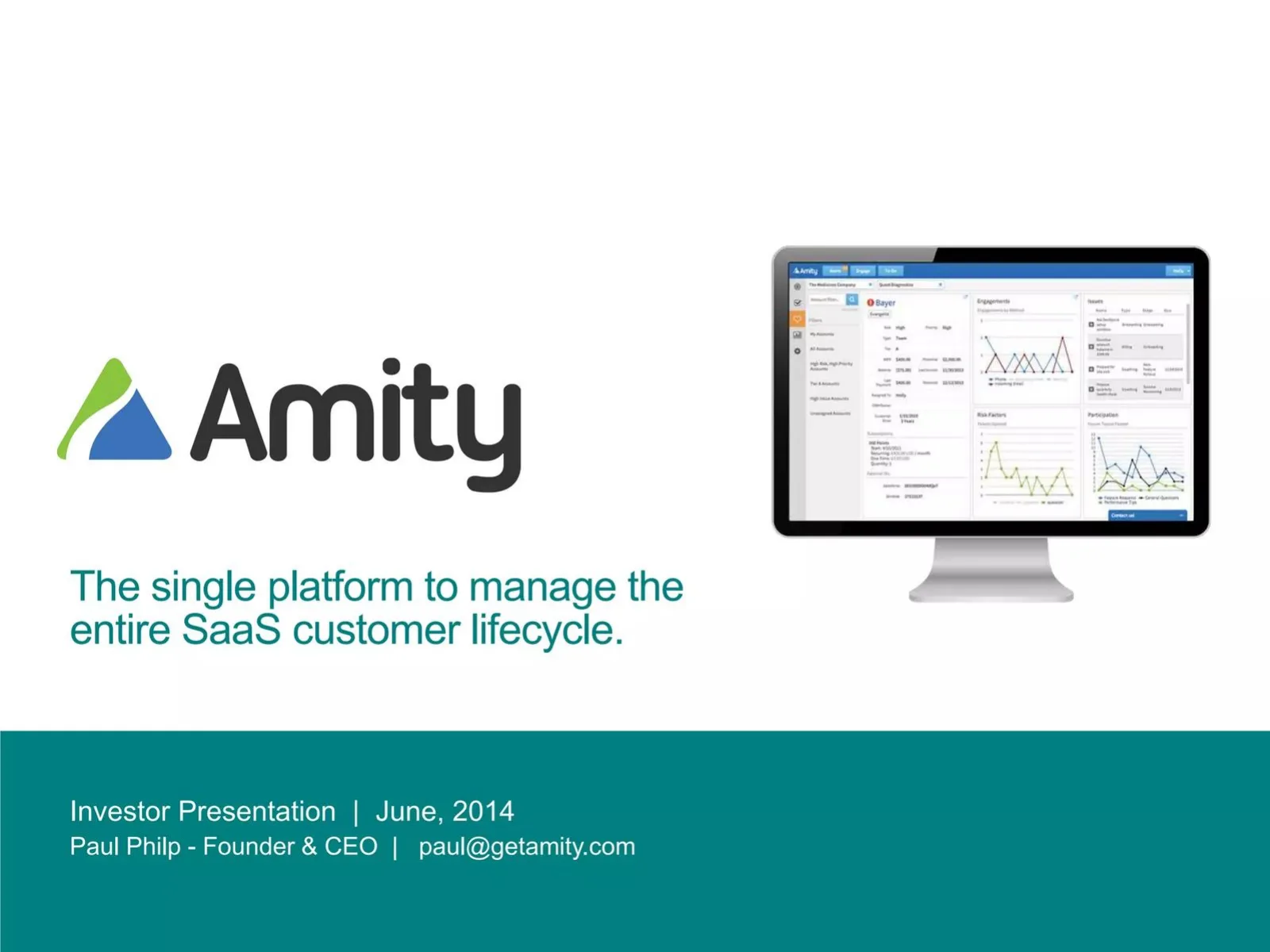 Amity pitch deck slide