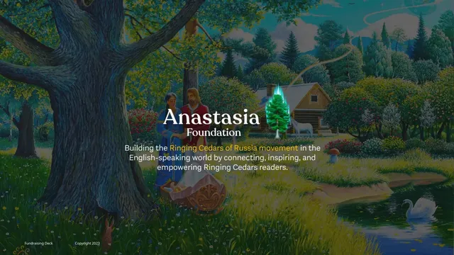 Anastasia Foundation pitch deck cover