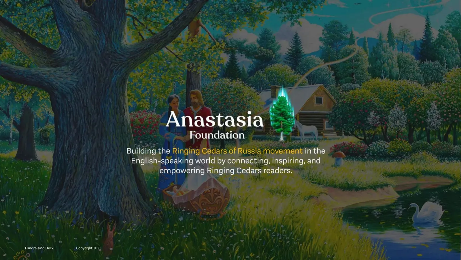 Anastasia Foundation pitch deck slide