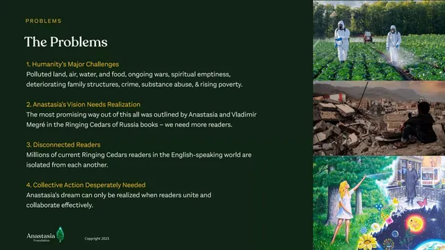 Problem slide 2 from Anastasia Foundation